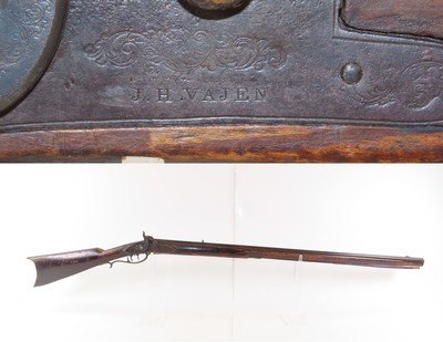 INDIANAPOLIS, INDIANA Full-Stock LONG RIFLE w/ J.H. VAJEN Lock .41 CaliberFrontier, Pioneer, Settler, Manifest Destiny - Image 1 of 18
