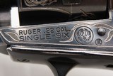 ENGRAVED Ruger SINGLE SIX Single Action THREE SCREW FRAME 1970 Revolver C&R Predecessor to the “NEW MODEL” Single Six - Image 7 of 19