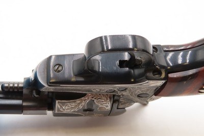 ENGRAVED Ruger SINGLE SIX Single Action THREE SCREW FRAME 1970 Revolver C&R Predecessor to the “NEW MODEL” Single Six - Image 14 of 19