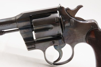 1950 mfr COLT OFFICER’S MODEL Double Action TARGET .38 Special Revolver C&R Post-World War II Refined for Match Shooting - Image 4 of 18