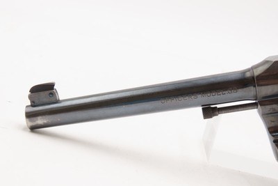 1950 mfr COLT OFFICER’S MODEL Double Action TARGET .38 Special Revolver C&R Post-World War II Refined for Match Shooting - Image 5 of 18