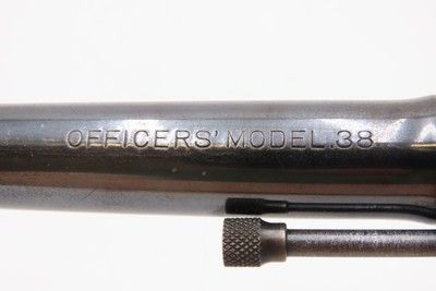 1950 mfr COLT OFFICER’S MODEL Double Action TARGET .38 Special Revolver C&R Post-World War II Refined for Match Shooting - Image 6 of 18