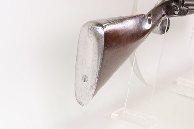 NICELY ENGRAVED Antique CHARLES LANCASTER Double Barrel PERCUSSION ShotgunLONDON MADE Side by Side HUNTING/SPORTING Gun - Image 22 of 23