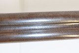 NICELY ENGRAVED Antique CHARLES LANCASTER Double Barrel PERCUSSION ShotgunLONDON MADE Side by Side HUNTING/SPORTING Gun - Image 13 of 23