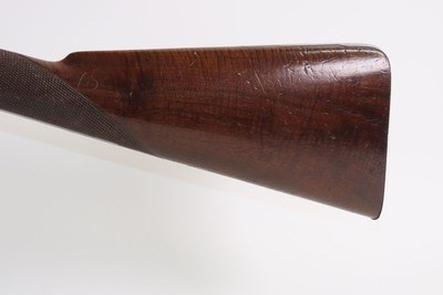 NICELY ENGRAVED Antique CHARLES LANCASTER Double Barrel PERCUSSION ShotgunLONDON MADE Side by Side HUNTING/SPORTING Gun - Image 3 of 23