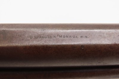 Monroe, Wisconsin GEORGE SPANGLER O/U RIFLE-SHOTGUN .40 / 12 Gauge AntiqueCombination Gun Unique to Northern US! - Image 9 of 19