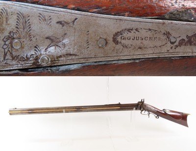Monroe, Wisconsin GEORGE SPANGLER O/U RIFLE-SHOTGUN .40 / 12 Gauge AntiqueCombination Gun Unique to Northern US! - Image 10 of 19