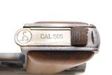 Post-WW I Deutsche Werke ORTGIES 7.65x17mm Hammerless C&R Pistol EVA BRAUNType Pistol Given to His Mistress by the Führer - Image 12 of 21
