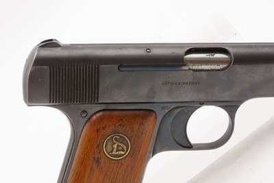Post-WW I Deutsche Werke ORTGIES 7.65x17mm Hammerless C&R Pistol EVA BRAUNType Pistol Given to His Mistress by the Führer - Image 20 of 21