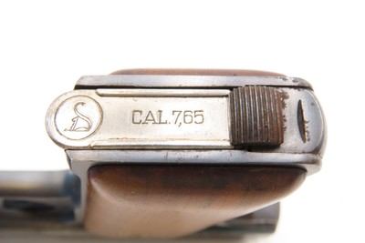 Post-WW I Deutsche Werke ORTGIES 7.65x17mm Hammerless C&R Pistol EVA BRAUNType Pistol Given to His Mistress by the Führer - Image 12 of 21