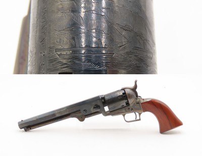 COLT Black Powder Series M1851 NAVY .36 Percussion Revolver CYLINDER SCENE Modern Reproduction of the ICONIC COLT NAVY - Image 1 of 22
