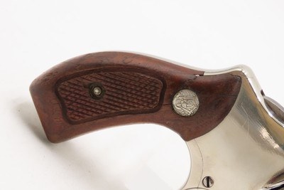 Smith & Wesson M36 .38 Special SELF DEFENSE CONCEAL/CARRY Revolver 1979-80NICKEL FINISH S&W with 2” Barrel & CHECKERED GRIPS - Image 16 of 18