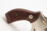 Smith & Wesson M36 .38 Special SELF DEFENSE CONCEAL/CARRY Revolver 1979-80NICKEL FINISH S&W with 2” Barrel & CHECKERED GRIPS - Image 16 of 18