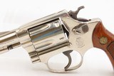 Smith & Wesson M36 .38 Special SELF DEFENSE CONCEAL/CARRY Revolver 1979-80NICKEL FINISH S&W with 2” Barrel & CHECKERED GRIPS - Image 4 of 18