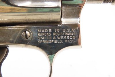 Smith & Wesson M36 .38 Special SELF DEFENSE CONCEAL/CARRY Revolver 1979-80NICKEL FINISH S&W with 2” Barrel & CHECKERED GRIPS - Image 14 of 18