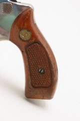 Smith & Wesson M36 .38 Special SELF DEFENSE CONCEAL/CARRY Revolver 1979-80NICKEL FINISH S&W with 2” Barrel & CHECKERED GRIPS - Image 3 of 18