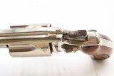 Smith & Wesson M36 .38 Special SELF DEFENSE CONCEAL/CARRY Revolver 1979-80NICKEL FINISH S&W with 2” Barrel & CHECKERED GRIPS - Image 7 of 18