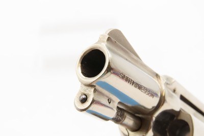 Smith & Wesson M36 .38 Special SELF DEFENSE CONCEAL/CARRY Revolver 1979-80NICKEL FINISH S&W with 2” Barrel & CHECKERED GRIPS - Image 9 of 18