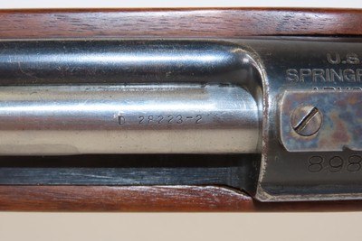 Scarce U.S. SPRINGFIELD M2 Model .22 RF C&R TRAINING Rifle w/SLING & RISERINTERWAR / World War II Era “PRACTICE” Rifle - Image 10 of 20
