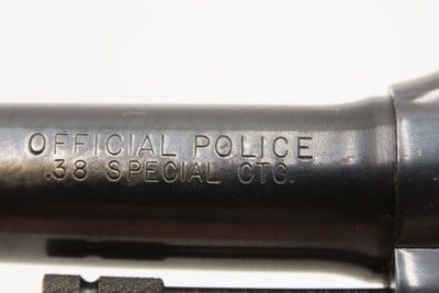COLT “OFFICIAL POLICE” .38 Special Double Action SELF DEFENSE Revolver C&R6-Shot Revolver Used by POLICE FORCES and the US Military - Image 6 of 19