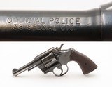 COLT “OFFICIAL POLICE” .38 Special Double Action SELF DEFENSE Revolver C&R6-Shot Revolver Used by POLICE FORCES and the US Military - Image 1 of 19