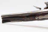 BRACE of BRASS & SILVER INLAID Antique OTTOMAN Flintlock HOLSTER Pistols“M.A. GIVRATI” Marked Mid to Late 1700s Pistols - Image 18 of 25