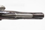 BRACE of BRASS & SILVER INLAID Antique OTTOMAN Flintlock HOLSTER Pistols“M.A. GIVRATI” Marked Mid to Late 1700s Pistols - Image 9 of 25