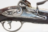 BRACE of BRASS & SILVER INLAID Antique OTTOMAN Flintlock HOLSTER Pistols“M.A. GIVRATI” Marked Mid to Late 1700s Pistols - Image 24 of 25