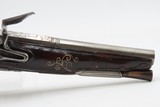 BRACE of BRASS & SILVER INLAID Antique OTTOMAN Flintlock HOLSTER Pistols“M.A. GIVRATI” Marked Mid to Late 1700s Pistols - Image 6 of 25