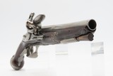 BRACE of BRASS & SILVER INLAID Antique OTTOMAN Flintlock HOLSTER Pistols“M.A. GIVRATI” Marked Mid to Late 1700s Pistols - Image 1 of 25
