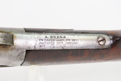 Antique WHITNEY-BURGESS-MORSE .45-70 Govt Octagonal Barrel SERPENTINE Lever RARE, 1 of 3,000; Fancy Walnut - Image 13 of 19