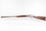 Antique WHITNEY-BURGESS-MORSE .45-70 Govt Octagonal Barrel SERPENTINE Lever RARE, 1 of 3,000; Fancy Walnut - Image 14 of 19