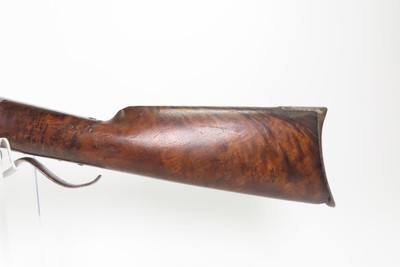 Antique WHITNEY-BURGESS-MORSE .45-70 Govt Octagonal Barrel SERPENTINE Lever RARE, 1 of 3,000; Fancy Walnut - Image 17 of 19