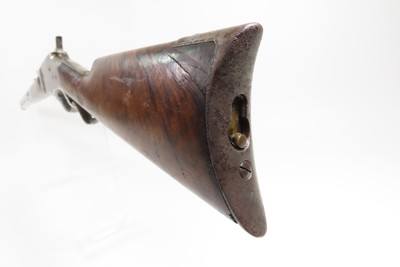 Antique WHITNEY-BURGESS-MORSE .45-70 Govt Octagonal Barrel SERPENTINE Lever RARE, 1 of 3,000; Fancy Walnut - Image 19 of 19