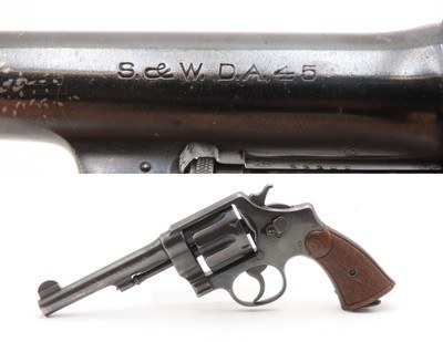 SMITH & WESSON Commercial M1917 .45 Double Action “*” Reworked Revolver C&R With AMERICAN EAGLE Proof on Underside of Barrel - Image 1 of 18