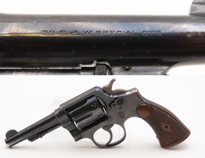 1923 SMITH & WESSON .38 Military & Police HAND EJECTOR M1905 Revolver C&RROARING TWENTIES Era SELF DEFENSE Handgun - Image 1 of 20