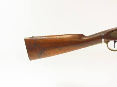 European CIVIL WAR Dated Antique “A.E.” Marked RIFLED Percussion CARBINE 1863 Dated PERCUSSION .58 Caliber Carbine - Image 3 of 20