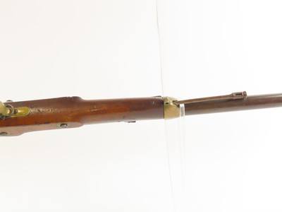 European CIVIL WAR Dated Antique “A.E.” Marked RIFLED Percussion CARBINE 1863 Dated PERCUSSION .58 Caliber Carbine - Image 8 of 20