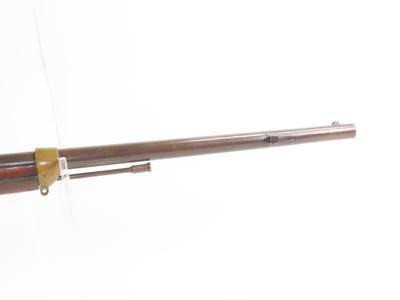 European CIVIL WAR Dated Antique “A.E.” Marked RIFLED Percussion CARBINE 1863 Dated PERCUSSION .58 Caliber Carbine - Image 5 of 20