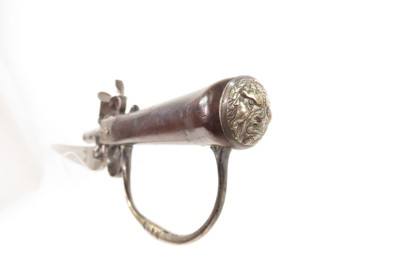 LONDON Antique CHARLES GRIERSON Silver Hilted Flintlock SWORD PISTOL .45Gunmaker to His Majesty KING GEORGE III - Image 14 of 15