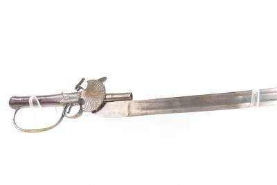 LONDON Antique CHARLES GRIERSON Silver Hilted Flintlock SWORD PISTOL .45Gunmaker to His Majesty KING GEORGE III - Image 4 of 15