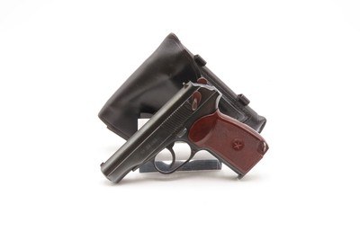 Boxed BULGARIAN Arsenal MAKAROV Semi-Auto 9x18mm SELF DEFENSE Modern Pistol BLACK LEATHER HOLSTER & 2 Mags CONCEAL/CARRY - Image 2 of 21