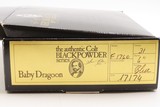 BOXED Antique COLT “Black Powder Series” BABY DRAGOON Percussion RevolverOriginal Gun Known as the “GAMBLER’S FIFTH ACE” - Image 3 of 23