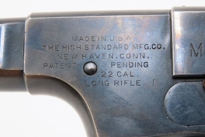 1947 mfr. HIGH STANDARD Model H-D “MILITARY” .22 LR Semi-Auto Pistol C&RWith a Reputation for RELIABILITY and ACCURACY - Image 7 of 19