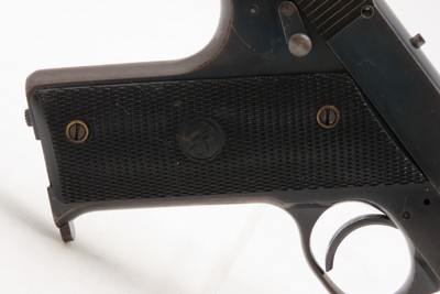 1940 mfr. HIGH STANDARD “Model H-B” .22 LR RF Semi-Auto TARGET Pistol C&R - Image 17 of 19