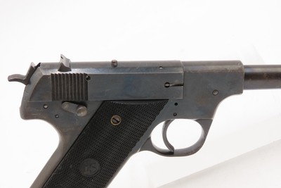 1940 mfr. HIGH STANDARD “Model H-B” .22 LR RF Semi-Auto TARGET Pistol C&R - Image 18 of 19