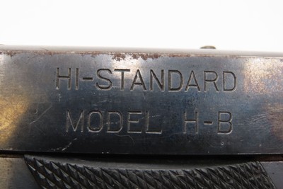 1940 mfr. HIGH STANDARD “Model H-B” .22 LR RF Semi-Auto TARGET Pistol C&R - Image 7 of 19
