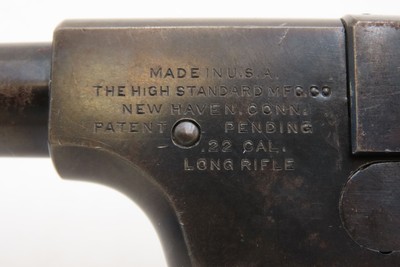 1940 mfr. HIGH STANDARD “Model H-B” .22 LR RF Semi-Auto TARGET Pistol C&R - Image 6 of 19