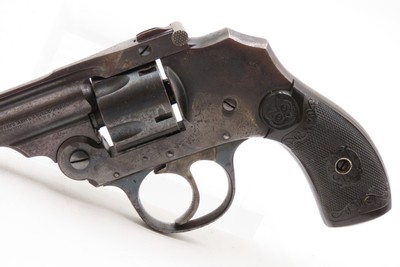 CHICAGO, IL 2” IVER JOHNSON Hammerless Top Break Revolver FACTORY BOX C&R1919 Receipt from VON LENGERKE & ANTOINE! - Image 8 of 21