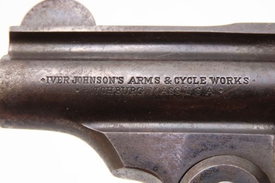 CHICAGO, IL 2” IVER JOHNSON Hammerless Top Break Revolver FACTORY BOX C&R1919 Receipt from VON LENGERKE & ANTOINE! - Image 10 of 21